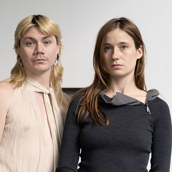 Valentino Skarwan (l.) und Lotti Brockmann (r.) Foto: Kunsthalle Wien