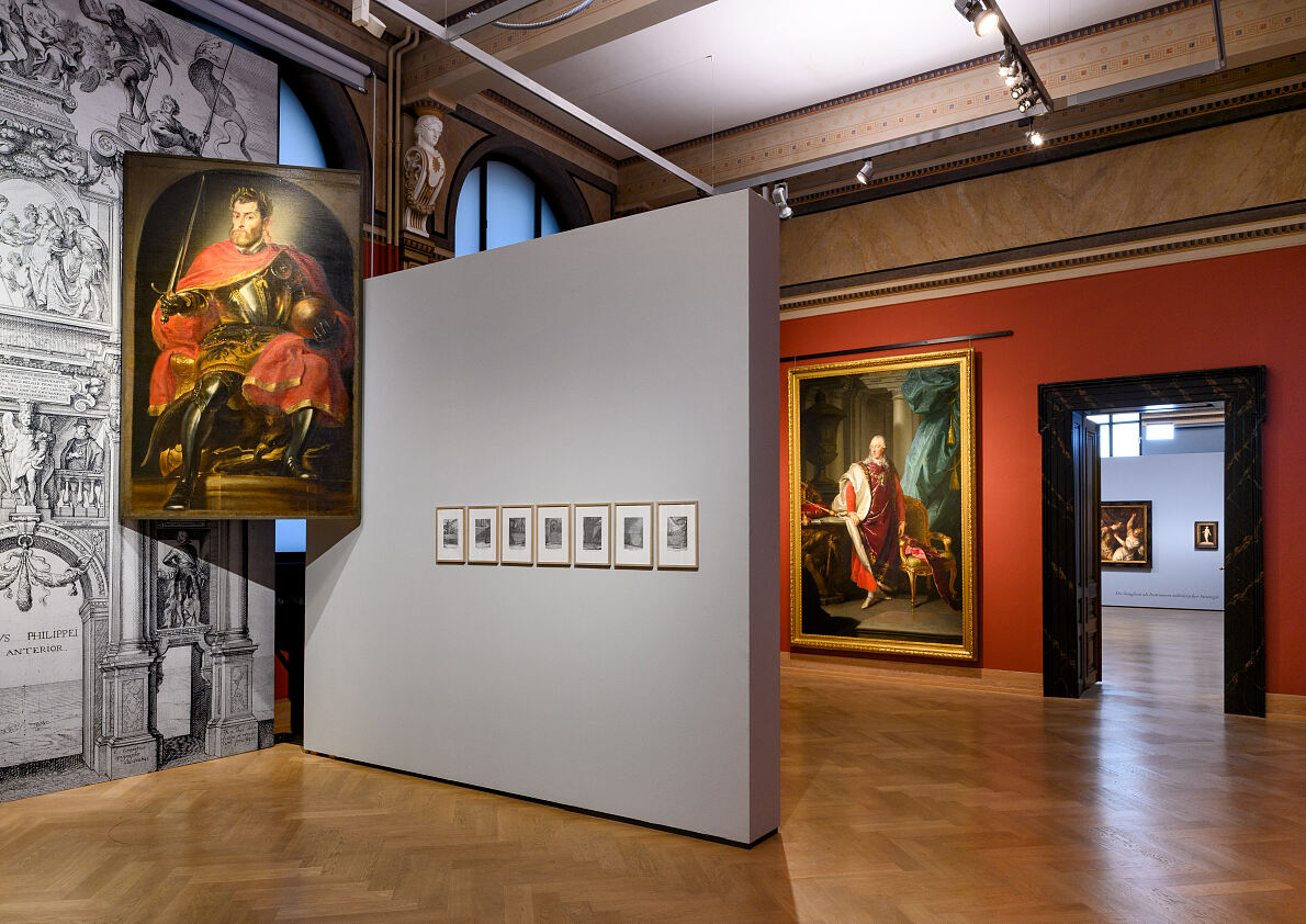 Ausstellungsansicht, History Tales. Fakt und Fiktion im Historienbild Ausstellungsansichten, Gemäldegalerie