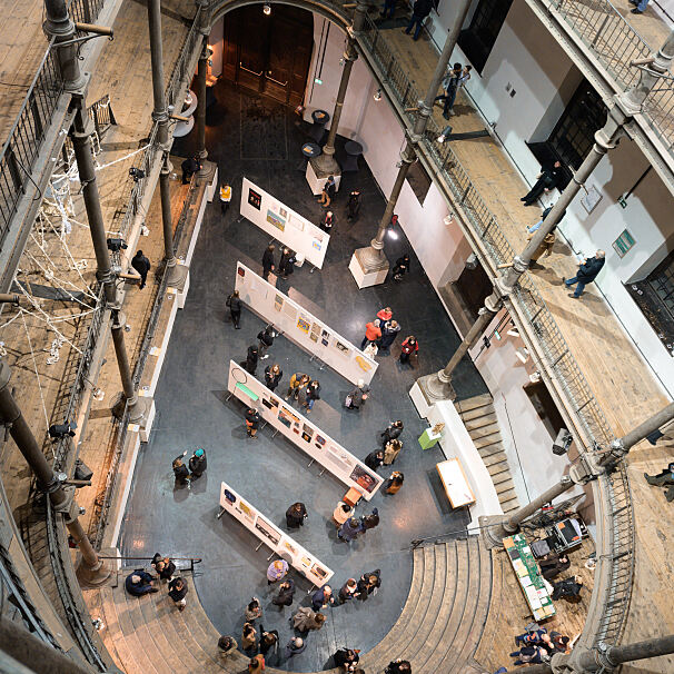 Akademie Auktion 2024 - Ansicht Prospekthof im Atelierhaus der Akademie der bildenden Künste Wien