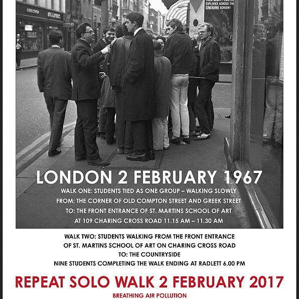 London 2 February 1967, Hamish Fulton 2017