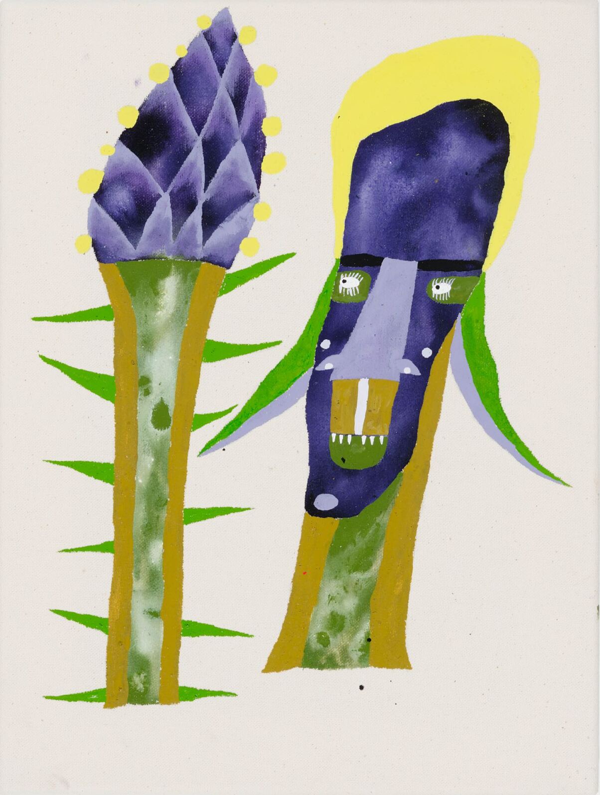 Akademie Auktion 2026, Sophia Süßmilch, Men and Their Beloved Trees (A Gentleman Like Me and a Pretty Bloom Like You Could Dance All Night Long and Carry the Wilderness Through), Ausrufpreis: € 1.400 